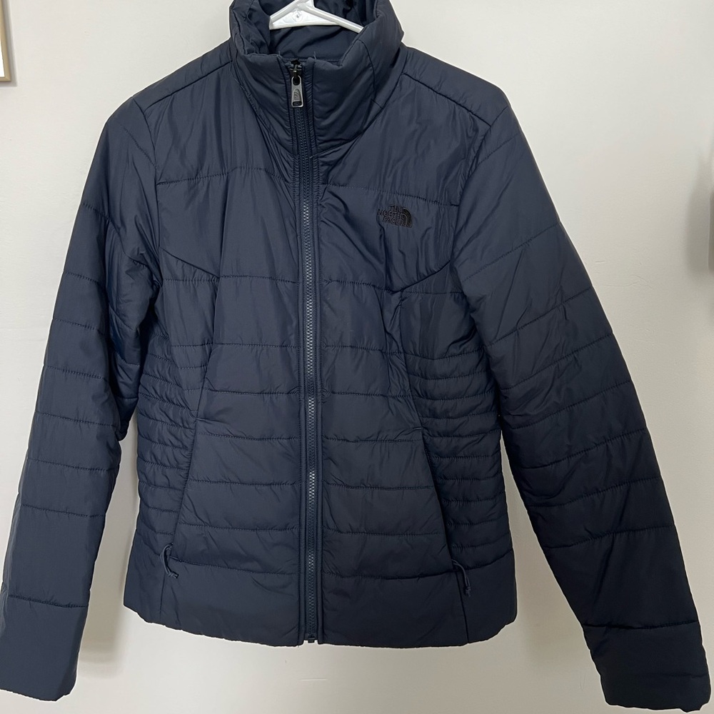 The North Face Dark Blue Quilted Jacket